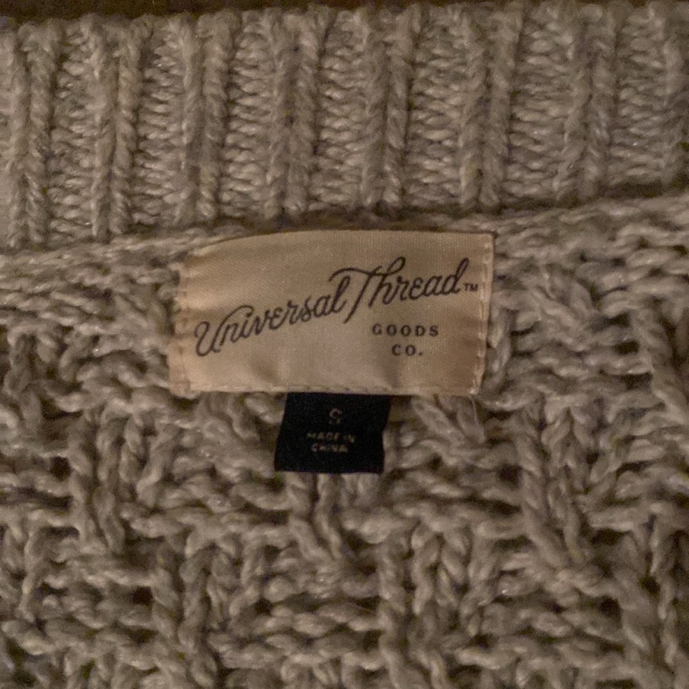 Grey Medium Sized Sweater, Universal Thread - image 3